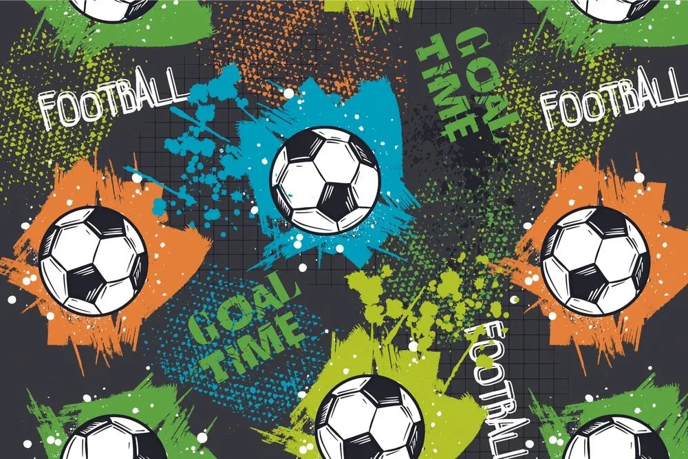 Carta da parati autoadesiva – Tempo per il calcio