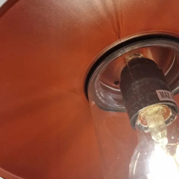 Elstead KLAMPENBORG-OXR- Lampada da esterno KLAMPENBORG 1xE27/60W/230V IP44 rossa