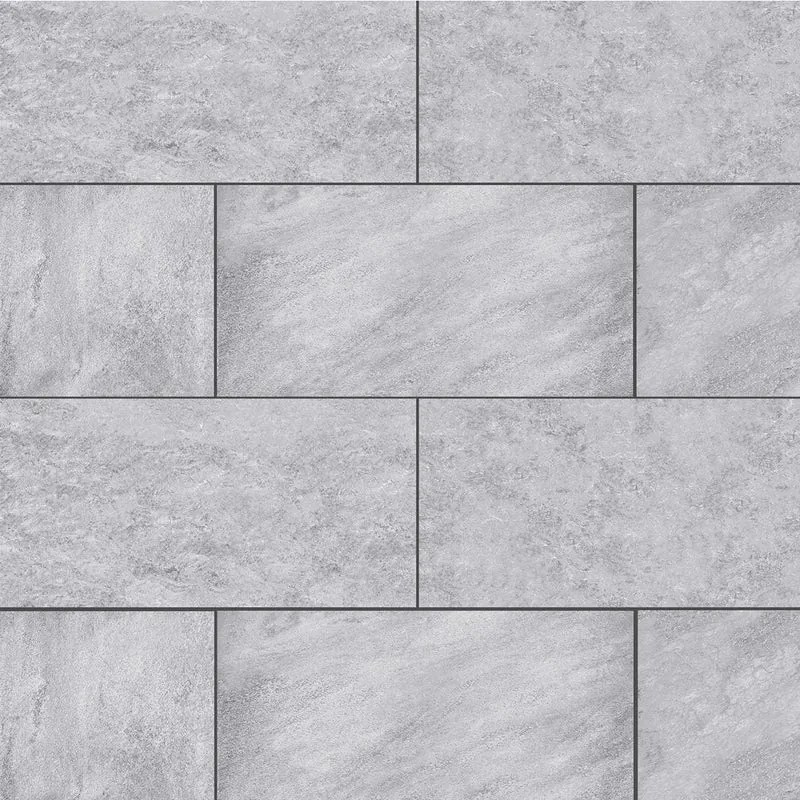 Lastra di cemento Modena Grey in gres naturale grigio L 80 x L 40 cm, spessore 20 mm