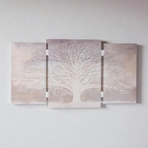 Quadro stampa su tela a TRIS 70x140 cm telaio in legno con Albero della vita