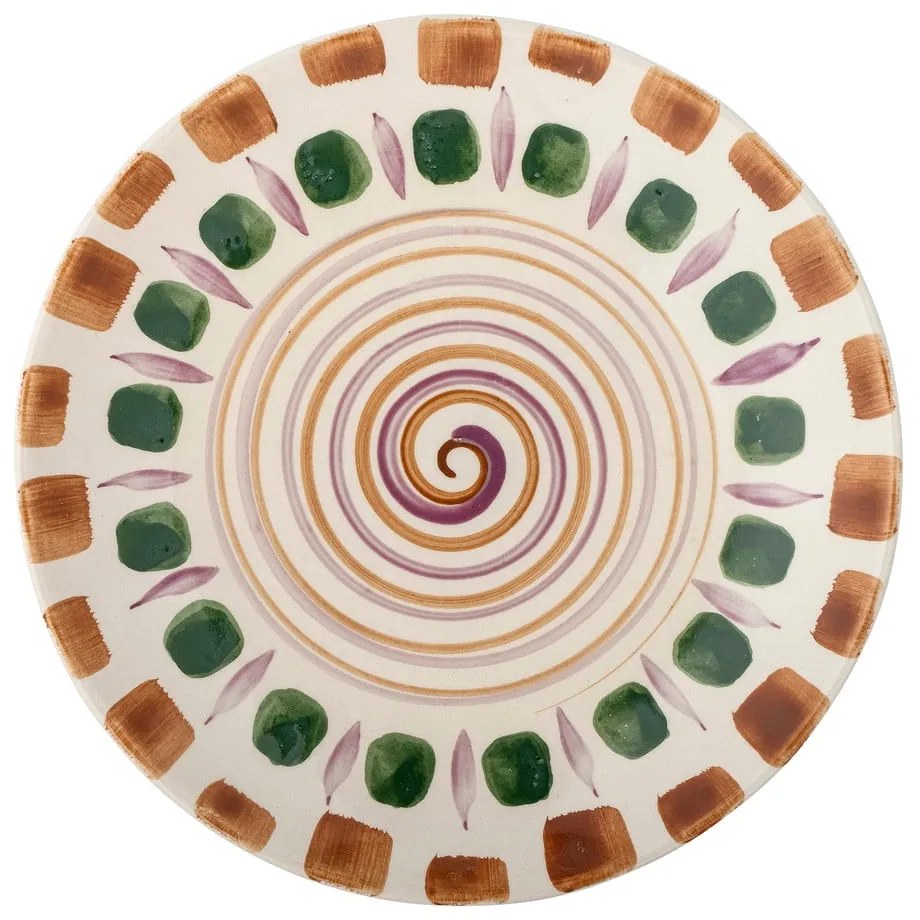 Piatto in gres verde-marrone ø 27 cm Shama - Bloomingville