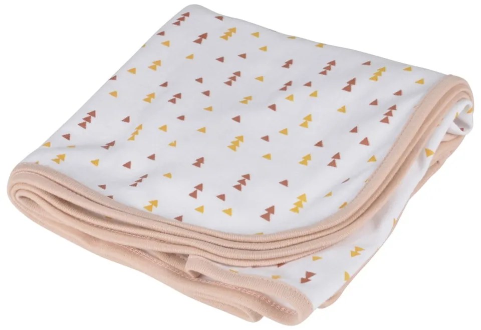 Coperta per bambini bianca in cotone 75x75 cm Forest – Bébé Douceur