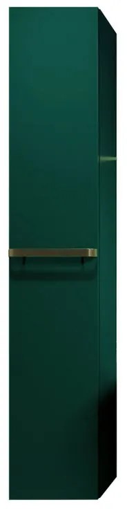 Colonna per mobile bagno LOA RANDAL 1 cassetto 1 anta P 25 x L 30 x H 165 cm verde e oro serigrafato truciolare