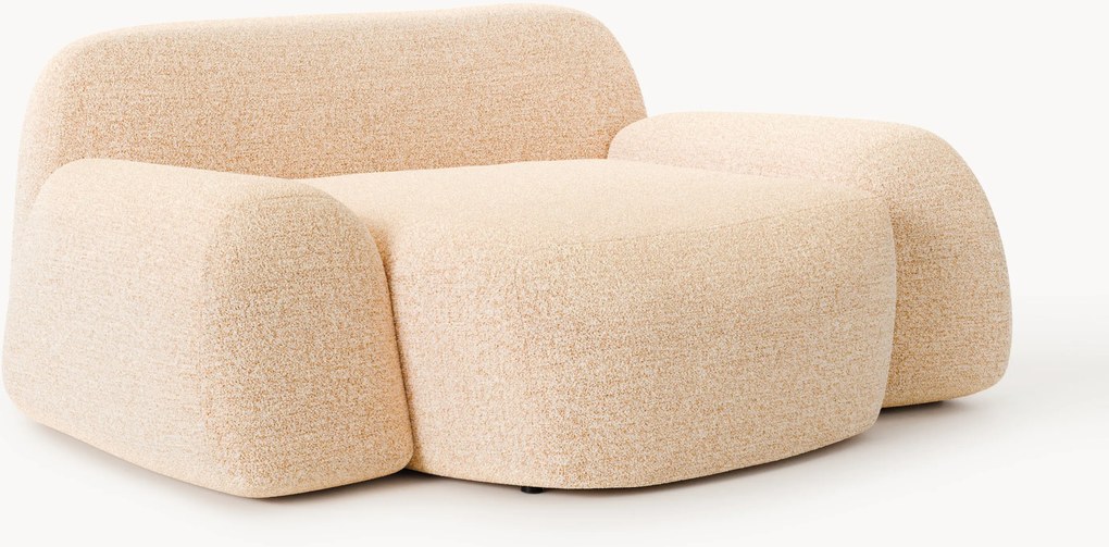 Poltrona lounge XL in bouclé Wolke