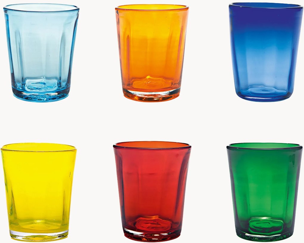 Set di 6 bicchieri fatti a mano Bei