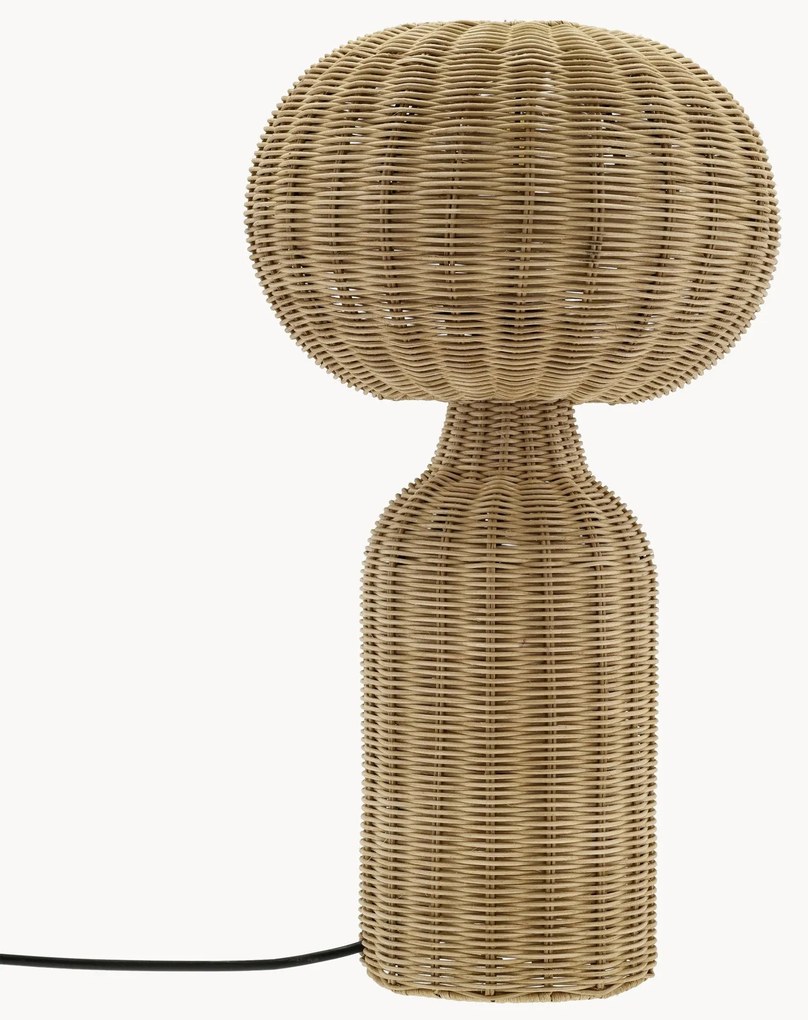 Lampada da tavolo grande in rattan Vinka