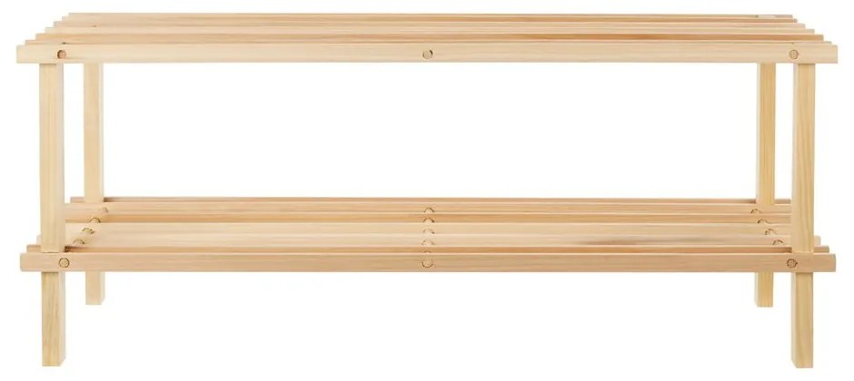 Scarpiera di colore naturale in abete massiccio – Premier Housewares