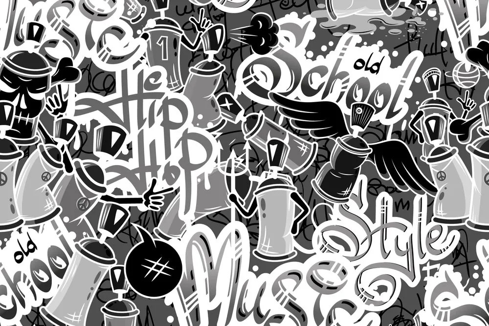 Carta da parati – Street art stiloso