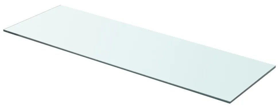 Mensola İn Vetro Trasparente 80x25 Cm /