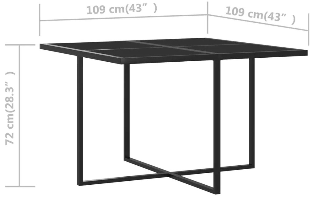 Set da Pranzo da Giardino 5 pz con Cuscini in Polyrattan Grigio