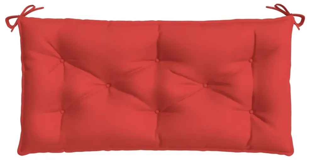 Cuscino per Panca Rosso 100x50x7 cm in Tessuto Oxford