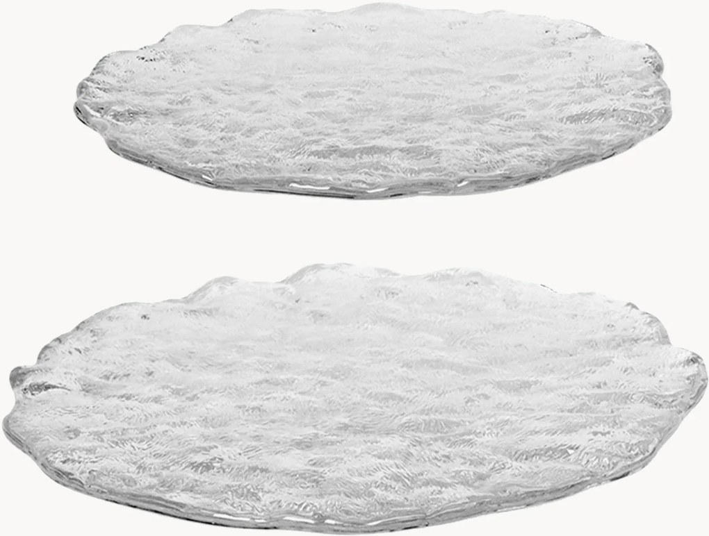 Set di 2 piatti in vetro Momento