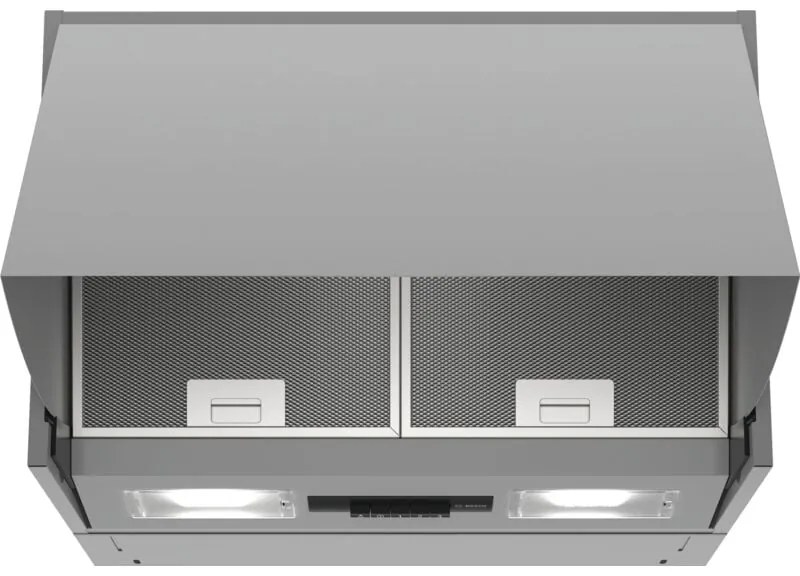 Bosch - cappa a scomparsa 60cm 70db 620m3 / h argento - dem66ac00