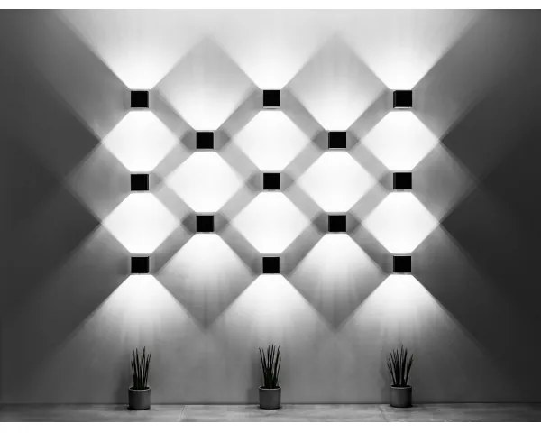 Sollux SL.0057 - Applique QUAD 1 1xG9/8W/230V nero