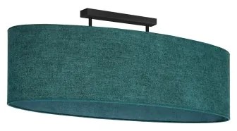 Duolla - Lampadario a plafone OVAL 2xE27/15W/230V verde