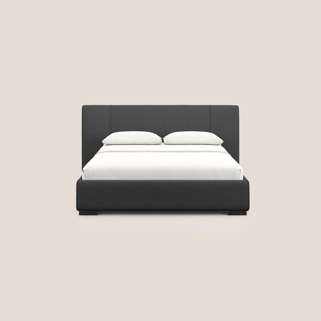 Omero letto imbottito contenitore sfoderabile in tessuto fiammato impermeabile T14