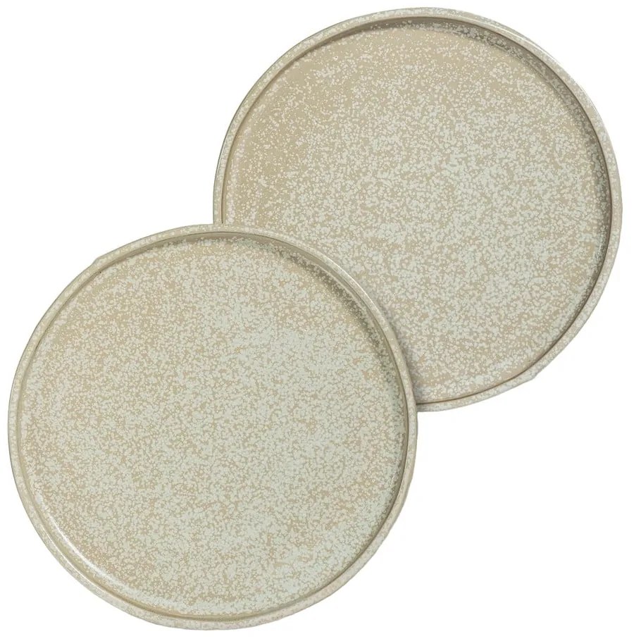 Piatti beige in set di 2 pezzi in pietra ø 20 cm Sand Grain - Mette Ditmer Denmark