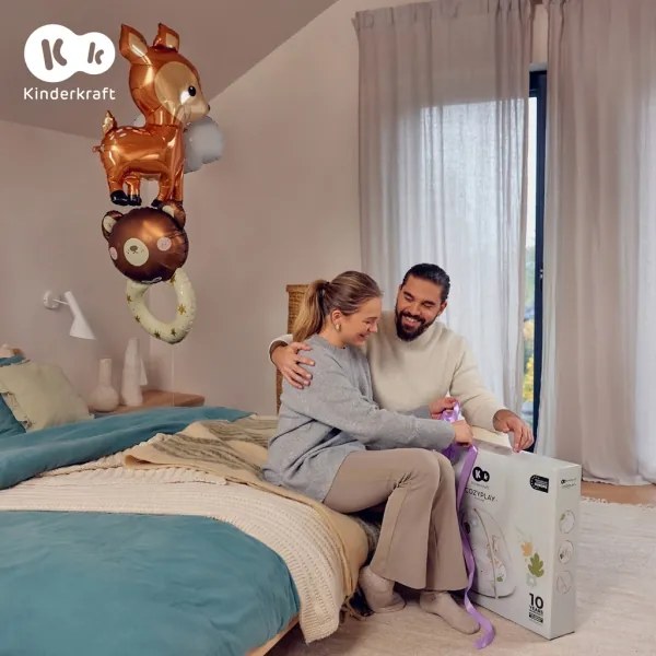 KINDERKRAFT - Tappeto gioco COZYPLAY per bambini, grigio