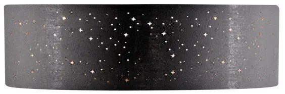 Plafoniera LED TULUZA LED/24W/230V diametro 40 cm nero