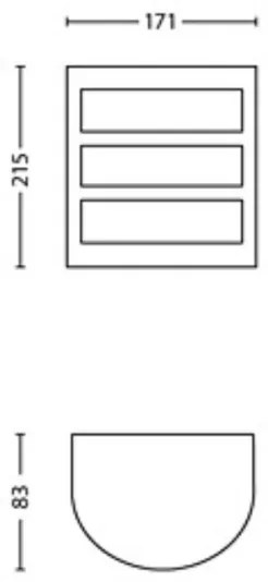 Philips - Applique a LED da esterno PYTHON LED/3,8W/230V IP44