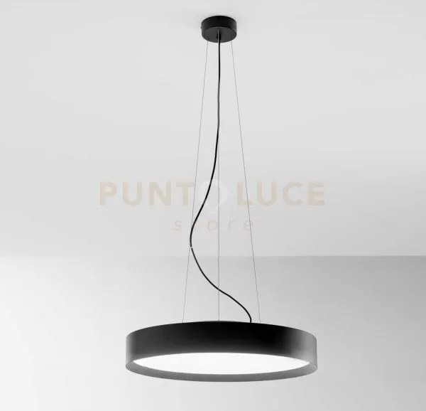 Ava s/p - lampadario a sospensione nero a led 3000-4000k 6200-6500l...