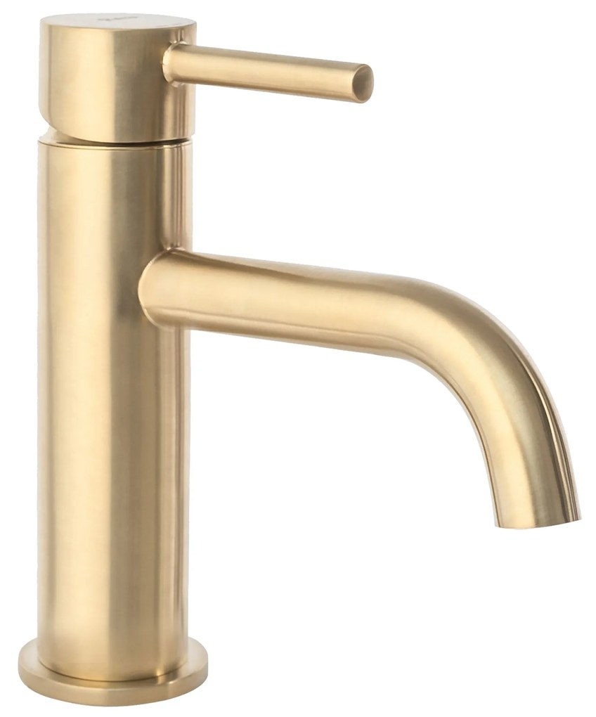 Rubinetto da lavabo Rea Lungo  Gold Brush Low