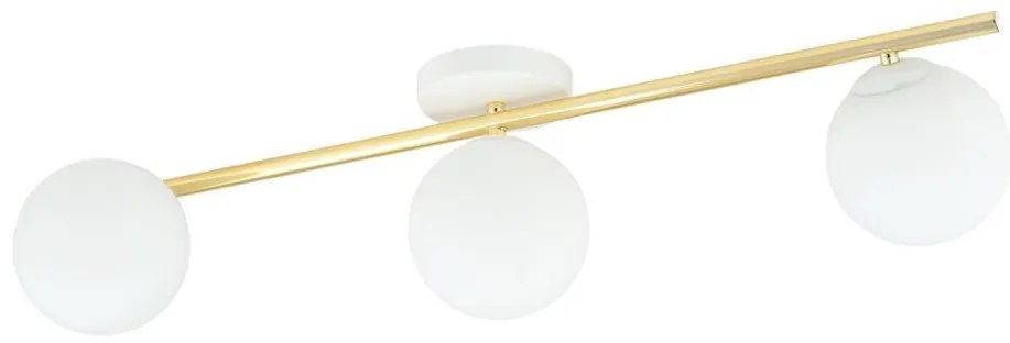 Plafoniera SPLENDI 3xE14/10W/230V bianco/oro
