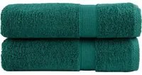 Asciugamani Premium 2 pz Verdi 50x100 cm 600 g/m 100% Cotone 137329