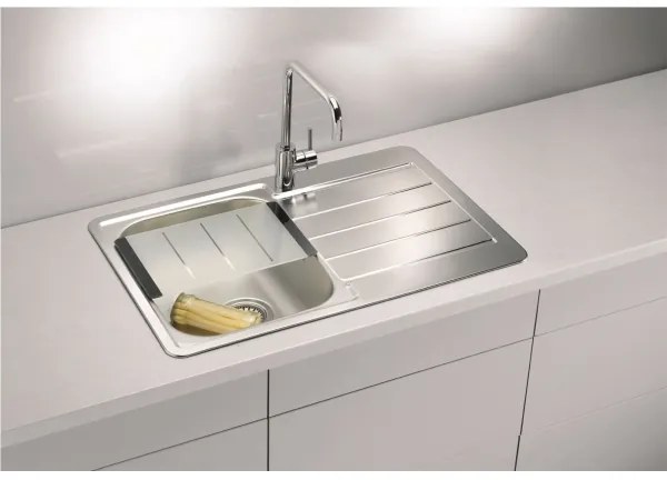 ALVEUS 1069147 - Lavello della cucina LINE 79x50 cm opaco acciaio/raso