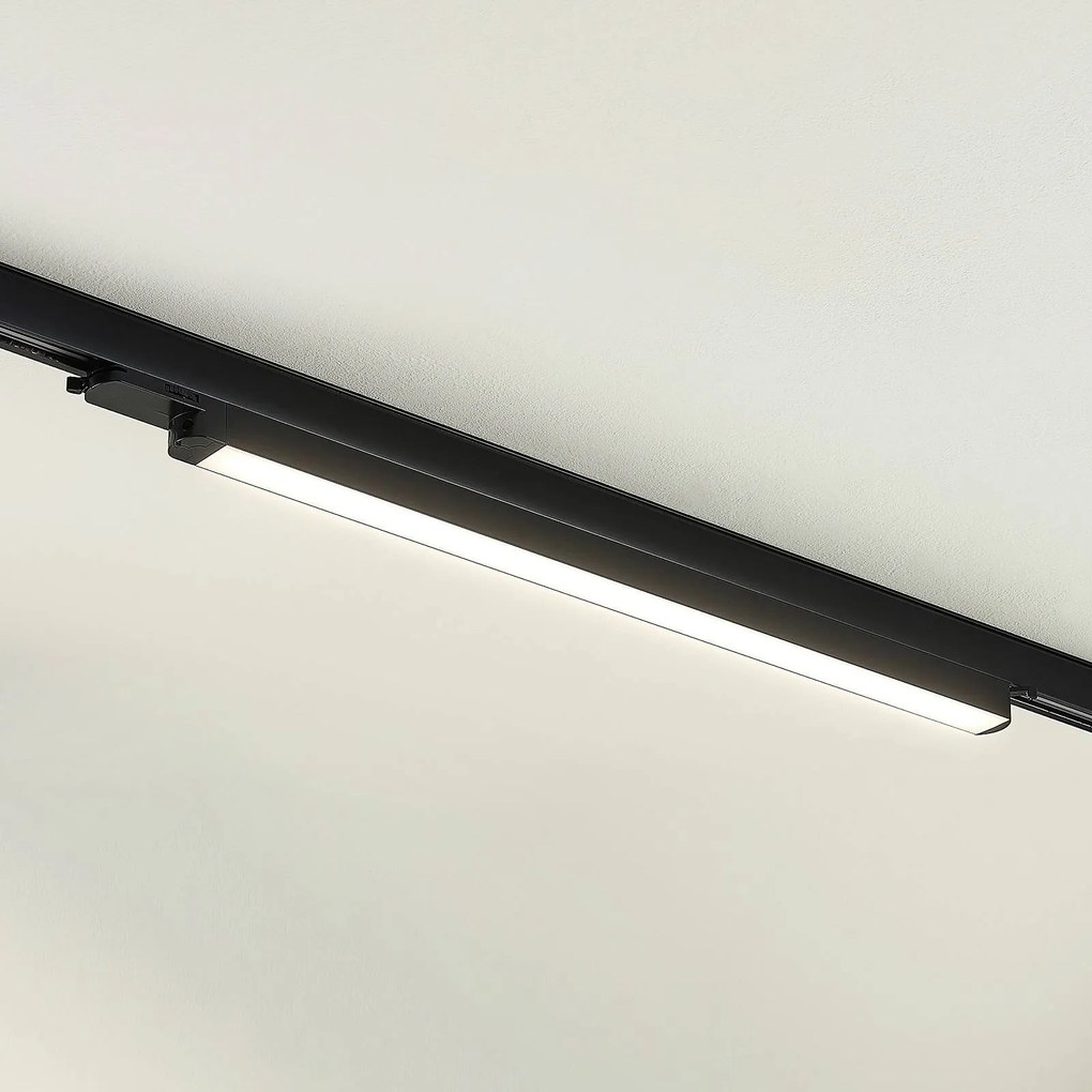 Arcchio LED a binario, nero, 69 cm, 4.000 K Harlow, Nero, Studio / Ufficio, Alluminio, Moderno