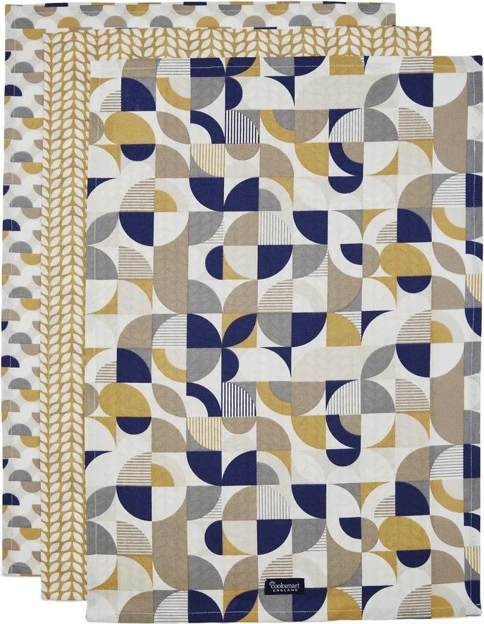 Set di strofinacci e guanto da forno Bauhaus - Cooksmart ®