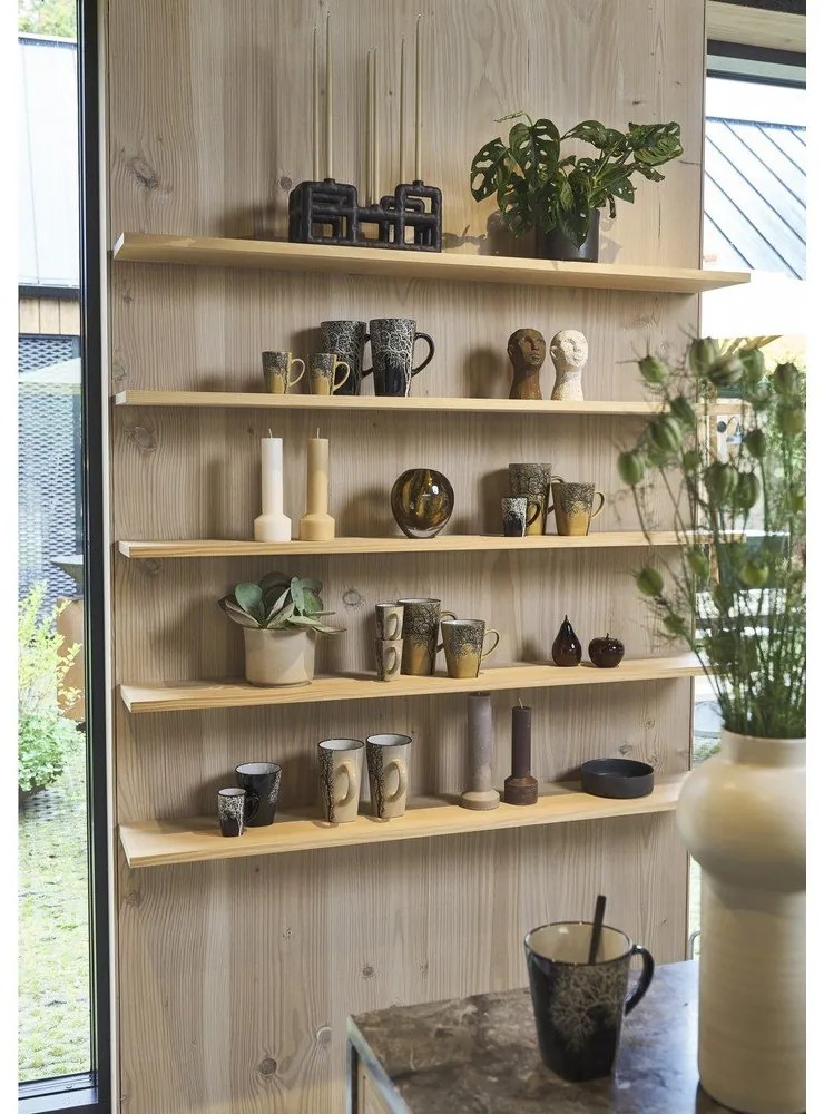 Set di 4 tazze da espresso in gres cremoso da 100 ml Hela - Villa Collection