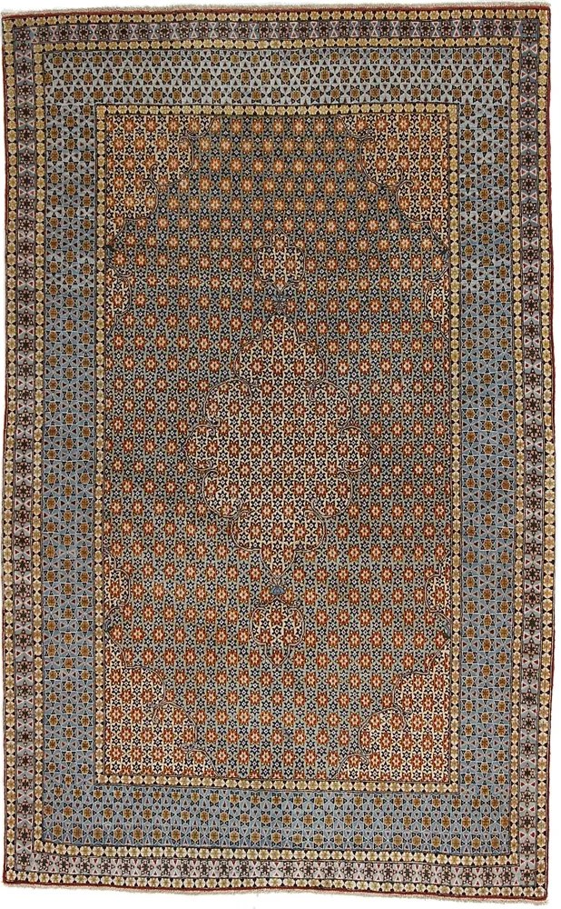 Ghom Tappeto persiano 140x230 Blu (Iran) Annodato A Mano