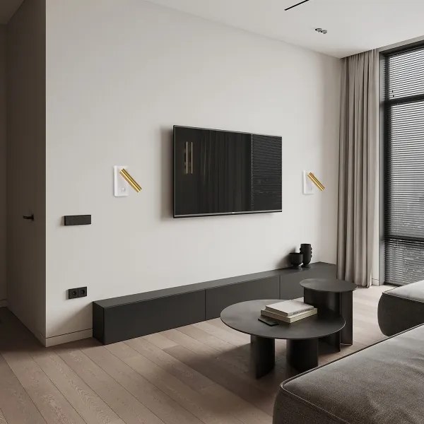 Brilagi - Luce Spot da parete a LED MAYA LED/3W/230V 4000K bianco/oro