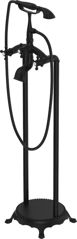 Mexen Retro miscelatore da bagno autoportante, nero - 75933-70