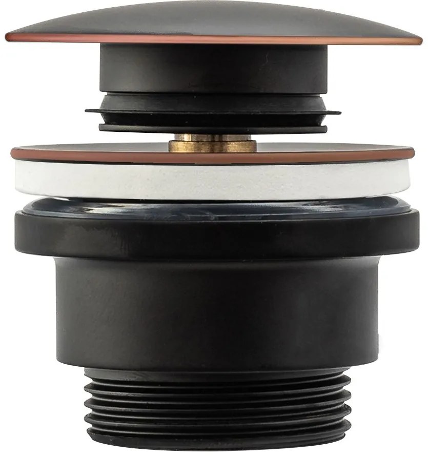 Tappo per lavabo universale klik-klak Rea Old Black