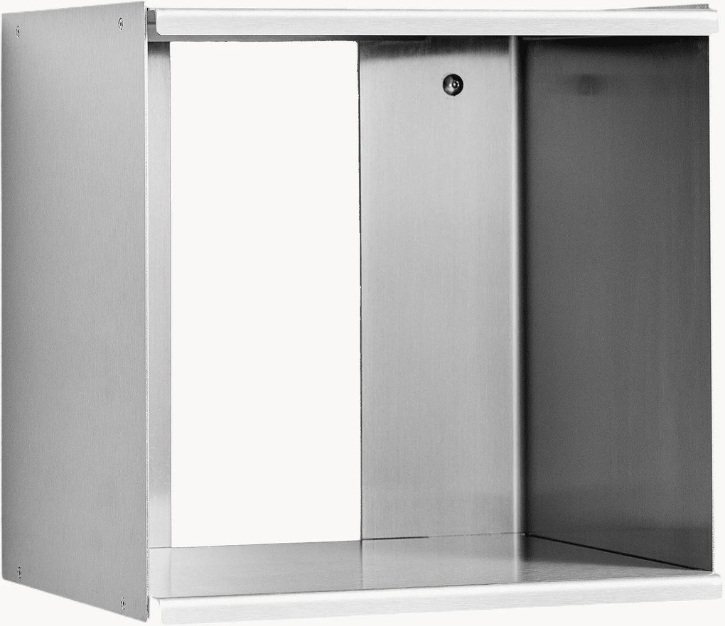 Scaffale da parete in acciaio inox Taper