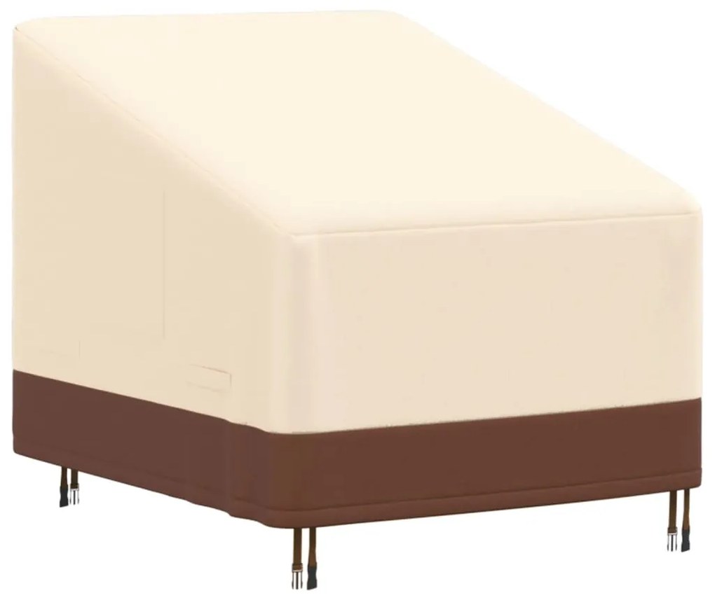 Copertura Poltrona Da Giardino Beige 79x97x48/74 Cm 600d Oxford /