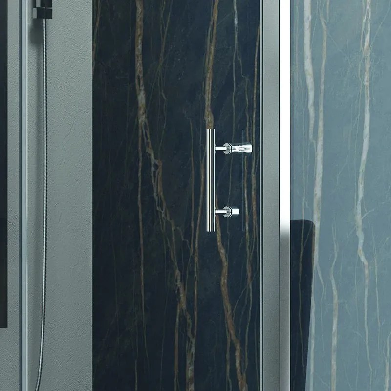 Box doccia angolo 120x70 vetro 6mm anticalcare KF5000S - KAMALU