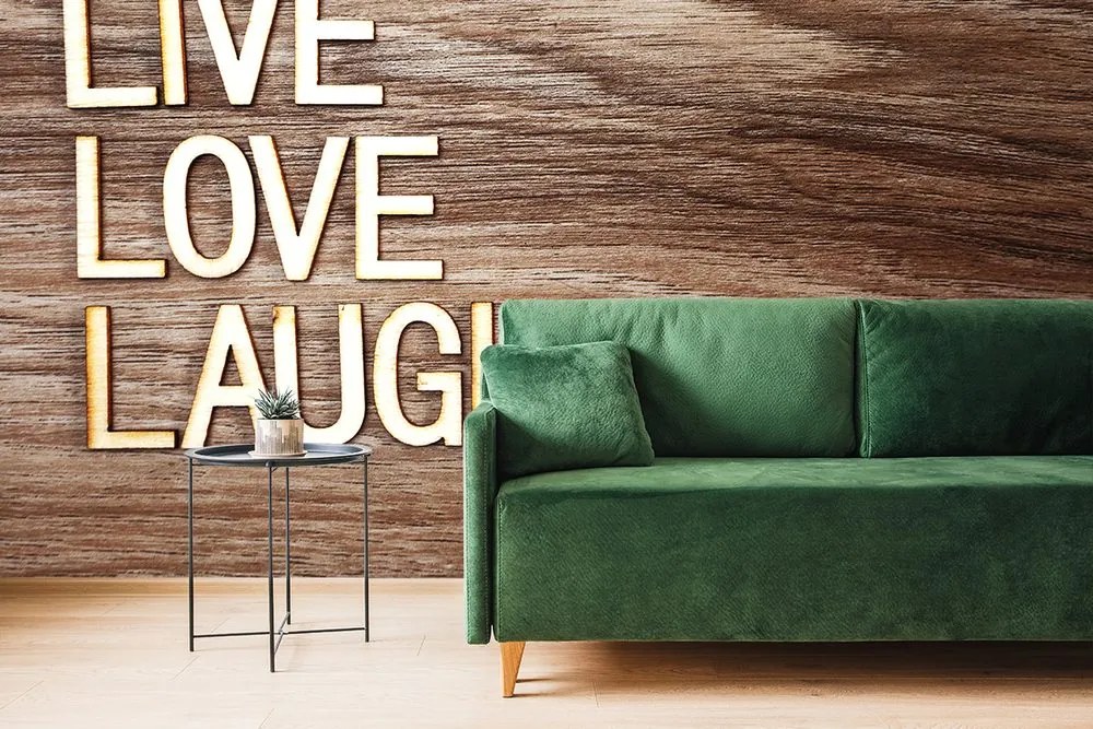 Carta da parati – Parole - Live Love Laugh