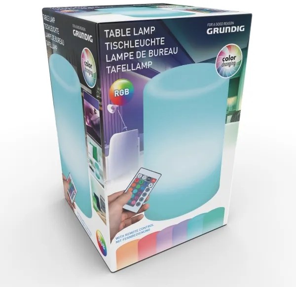 Grundig - Lampada da tavolo LED RGB dimmerabile LED/3xAAA + tc