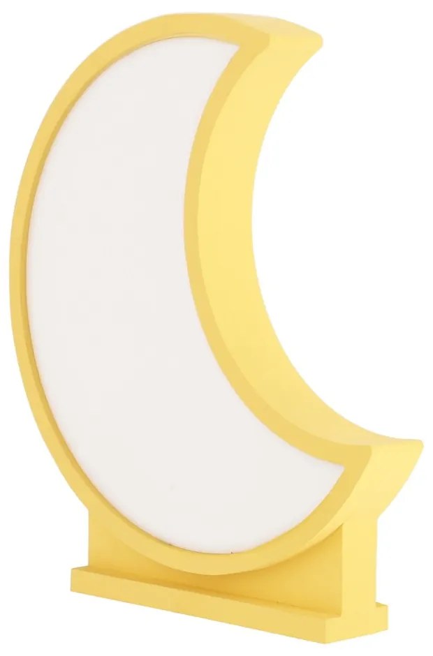 Lampada per bambini gialla Moon - Candellux Lighting