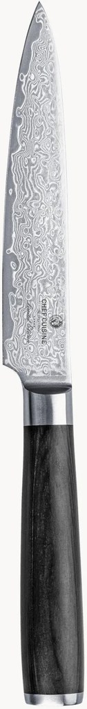 Coltello multiuso in acciaio damascato con manico in legno Pakkawood Limited Edition