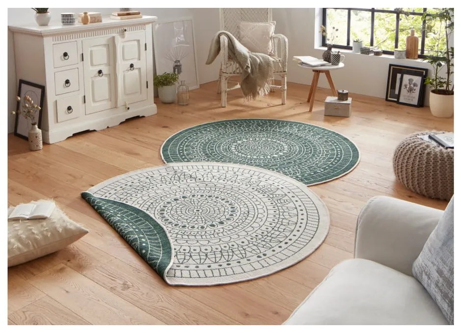 Tappeto verde per esterni , ø 140 cm Porto - NORTHRUGS