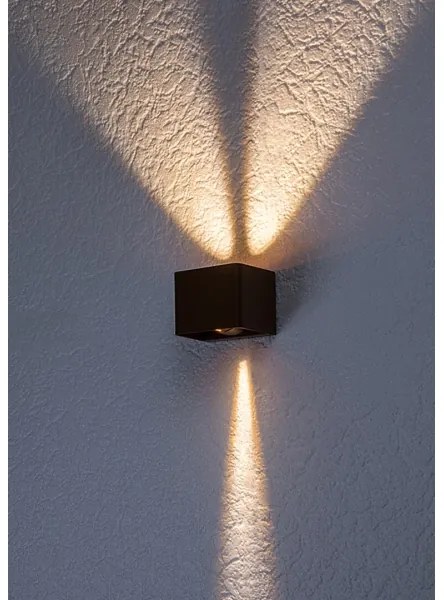 Rabalux 77169 - Applique a LED da esterno HALLSTATT LED/10W/230V IP54 marrone