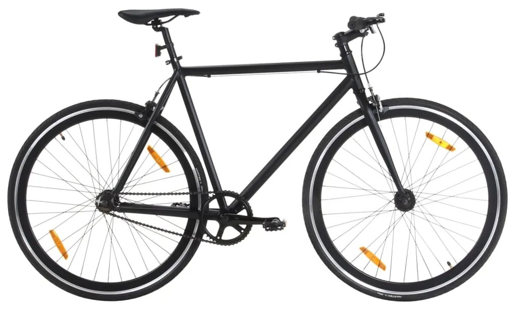 Bicicletta A Scatto Fisso Nera 700c 51 Cm /