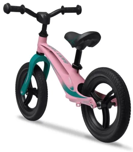 Lionelo - Bicicletta senza pedali BART TOUR rosa/verde