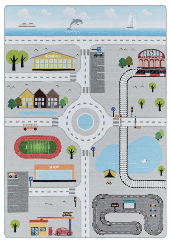 Tappeto grigio per bambini 160x230 cm Play - Ayyildiz Carpets