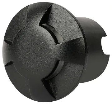 Brilagi - GROUNDRAY Luce LED da esterno incassabile nel terreno, 1W, 230V, nera, IP67