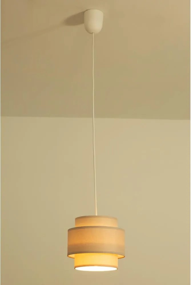 Brilagi - Lampadario sospeso RESNA con cavo 1xE27/60W/230V Ø 20 cm beige